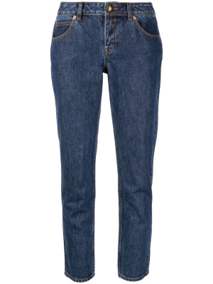 

Luminosity mid-rise cropped jeans, ZIMMERMANN Luminosity mid-rise cropped jeans