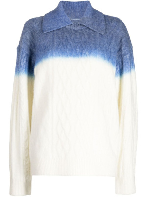 

Rowy garment-dyed knitted jumper, Ader Error Rowy garment-dyed knitted jumper