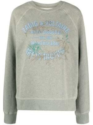 

Crest-print sweatshirt, Zadig&Voltaire Crest-print sweatshirt