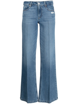 

Logo-patch straight-leg jeans, PAIGE Logo-patch straight-leg jeans
