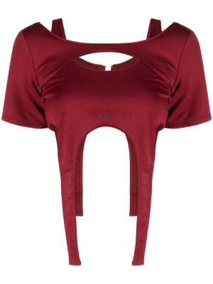 

Cropped asymmetric T-shirt, HELIOT EMIL Cropped asymmetric T-shirt