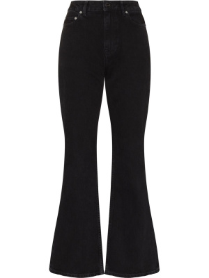 

Flared denim jeans, GANNI Flared denim jeans