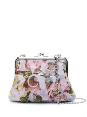 

Granny Frame canvas shoulder bag, Vivienne Westwood Granny Frame canvas shoulder bag
