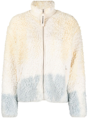

Ombré fleece zip-up jacket, Jil Sander Ombré fleece zip-up jacket