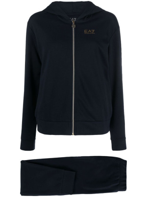 

Logo-print zip-up tracksuit, Ea7 Emporio Armani Logo-print zip-up tracksuit