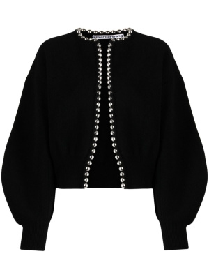 

Ball-chain knitted cardigan, Alexander Wang Ball-chain knitted cardigan