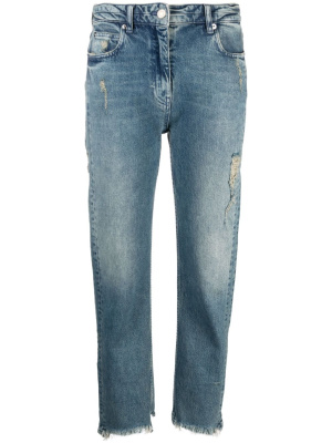 

Albury Ripped straight-leg jeans, IRO Albury Ripped straight-leg jeans