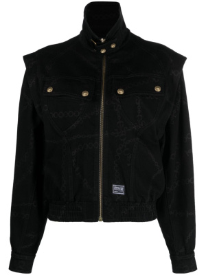 

Chain Couture-print denim jacket, Versace Jeans Couture Chain Couture-print denim jacket