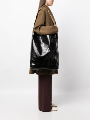 

Large patent-leather shoulder bag, Uma Wang Large patent-leather shoulder bag