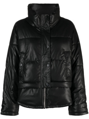 

Padded faux-leather jacket, DKNY Padded faux-leather jacket