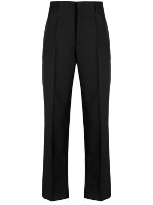 

Zip-detail cotton tailored trousers, Off-White Zip-detail cotton tailored trousers