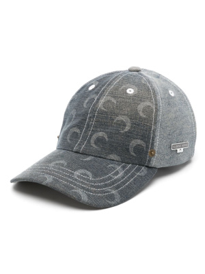 

Regenerated denim cap, Marine Serre Regenerated denim cap