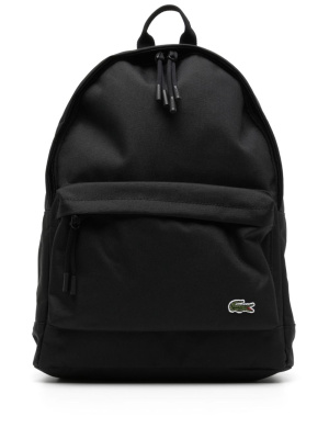 

Logo-embroidered piqué backpack, Lacoste Logo-embroidered piqué backpack