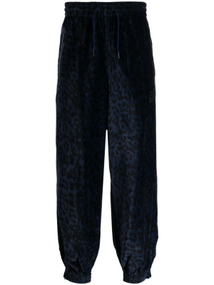 

Leopard-pattern velvet trousers, WACKO MARIA Leopard-pattern velvet trousers