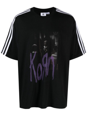 

X Korn graphic-print T-shirt, Adidas X Korn graphic-print T-shirt