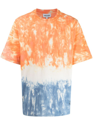

Tie dye-print short-sleeved T-shirt, Kenzo Tie dye-print short-sleeved T-shirt