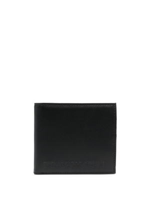

Logo-debossed bi-fold wallet, Emporio Armani Logo-debossed bi-fold wallet