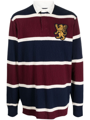 

Stripe-pattern cotton polo shirt, Polo Ralph Lauren Stripe-pattern cotton polo shirt
