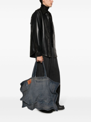 

Maxi Wire denim tote bag, Y/Project Maxi Wire denim tote bag