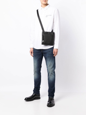 

Logo-patch crossbody bag, Armani Exchange Logo-patch crossbody bag