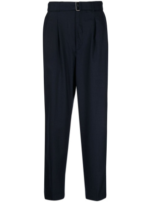 

Pleat-detailing belted-waist drop-crotch trousers, Michael Kors Pleat-detailing belted-waist drop-crotch trousers