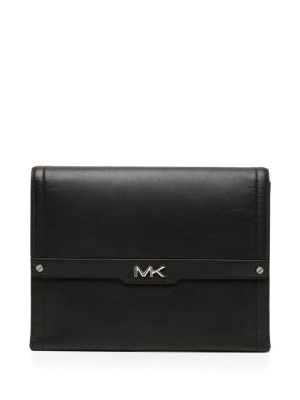 

Varick logo-plaque leather wallet, Michael Kors Varick logo-plaque leather wallet