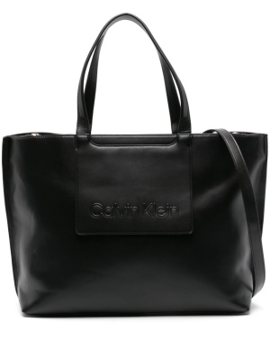 

Large logo-embossed tote bag, Calvin Klein Large logo-embossed tote bag