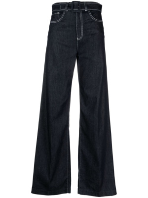 

Belted wide-leg jeans, Emporio Armani Belted wide-leg jeans