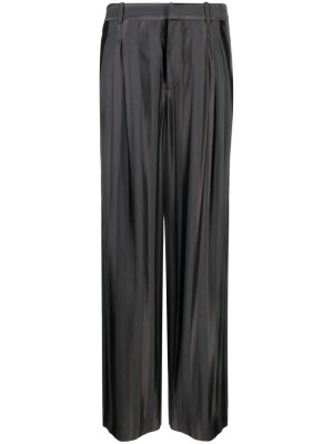 

Stripe-print wide-leg trousers, Loulou Studio Stripe-print wide-leg trousers