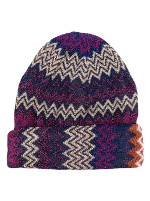 

Zig-zag knitted beanie, Missoni Zig-zag knitted beanie