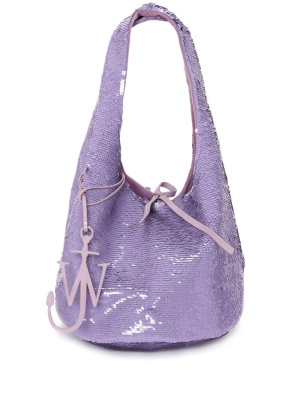 

Mini sequin-embellished tote bag, JW Anderson Mini sequin-embellished tote bag