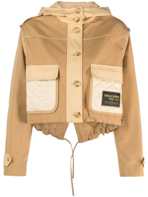 

Cropped hooded jacket, Moschino Cropped hooded jacket