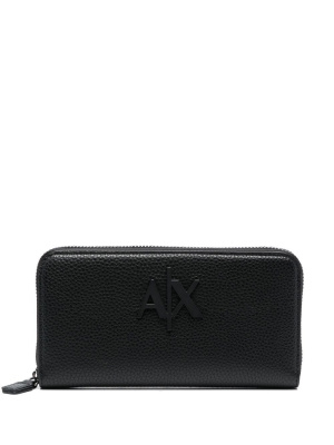 

Logo-plaque faux-leather purse, Armani Exchange Logo-plaque faux-leather purse