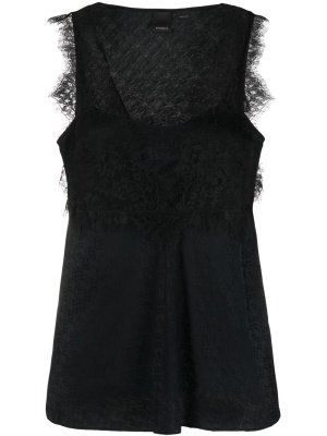 

Lace-detail sleeveless top, PINKO Lace-detail sleeveless top