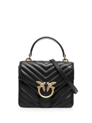 

Logo-plaque quilted cross-body bag, PINKO Logo-plaque quilted cross-body bag