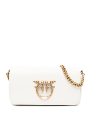 

Love leather crossbody bag, PINKO Love leather crossbody bag