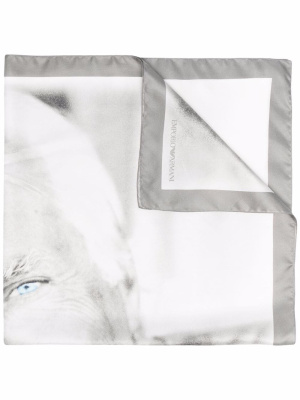 

Graphic print scarf, Emporio Armani Graphic print scarf