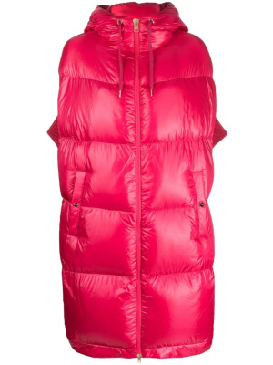 

Drawstring-hood quilted puffer jacket, Herno Drawstring-hood quilted puffer jacket