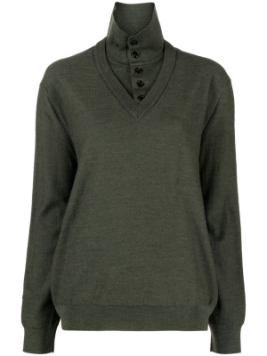 

Layered polo jumper, Lemaire Layered polo jumper