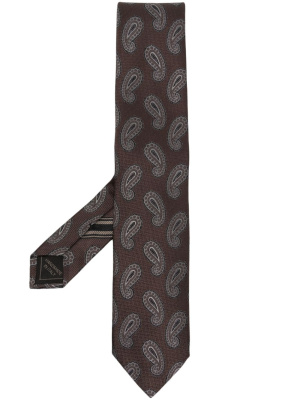 

Paisley-print silk tie, Brioni Paisley-print silk tie