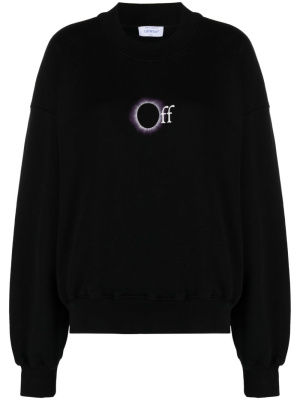 

Eclipse logo-print cotton sweatshirt, Off-White Eclipse logo-print cotton sweatshirt