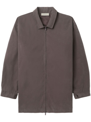 

Zip-up shirt jacket, FEAR OF GOD ESSENTIALS Zip-up shirt jacket