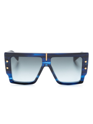 

B-Grand oversized square-frame gradient sunglasses, Balmain Eyewear B-Grand oversized square-frame gradient sunglasses