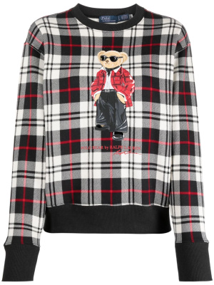 

Polo Bear plaid sweatshirt, Polo Ralph Lauren Polo Bear plaid sweatshirt