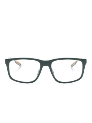 

Logo-embossed rectangle-frame glasses, Emporio Armani Logo-embossed rectangle-frame glasses