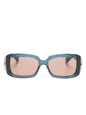 

Icon GG rectangle-frame sunglasses, Gucci Eyewear Icon GG rectangle-frame sunglasses