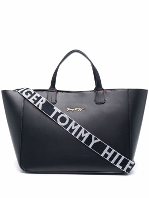 

Logo-plaque tote bag, Tommy Hilfiger Logo-plaque tote bag