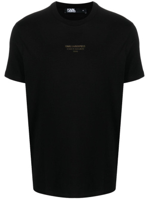 

Rue St. Guillaume-print crew-neck T-shirt, Karl Lagerfeld Rue St. Guillaume-print crew-neck T-shirt
