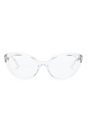 

Medusa-motif cat-eye glasses, Versace Eyewear Medusa-motif cat-eye glasses