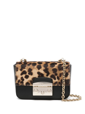 

Metropolis leopard-print shoulder bag, Furla Metropolis leopard-print shoulder bag